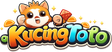 Logo kucingtoto bernuansa cokelat
